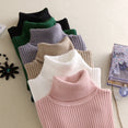 Spring Knitted Turtleneck Casual Pullovers