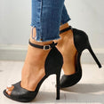 Stiletto Super Open Toe Pumps