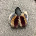 Cute Plush Fox Hair Fluffy Furry Slippers