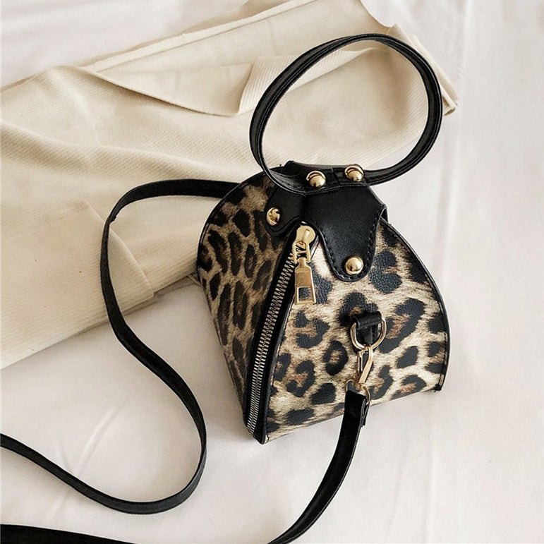 Luxury Messenger Leopard Print Bag