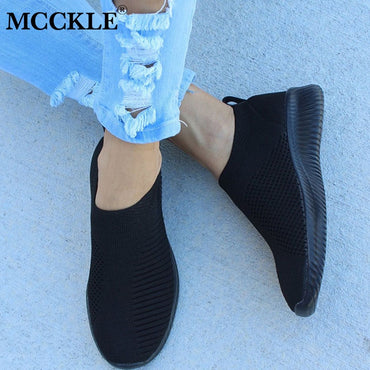 Casual Slip On Air Mesh Soft Shoes Women Sneaker