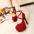 Ankle Strap Woman Party Pumps