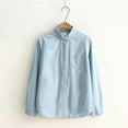 Elegant Clothing Women Denim Blouses