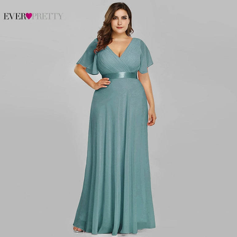 Elegant A Line Long Bridesmaid Dress