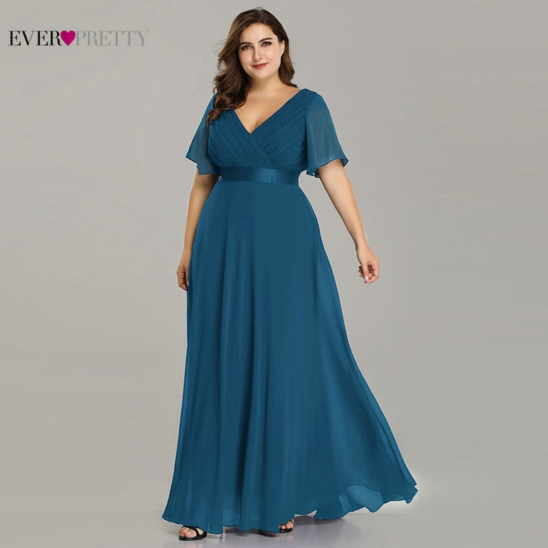 Elegant A Line Long Bridesmaid Dress