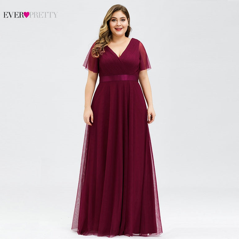 Elegant A Line Long Bridesmaid Dress