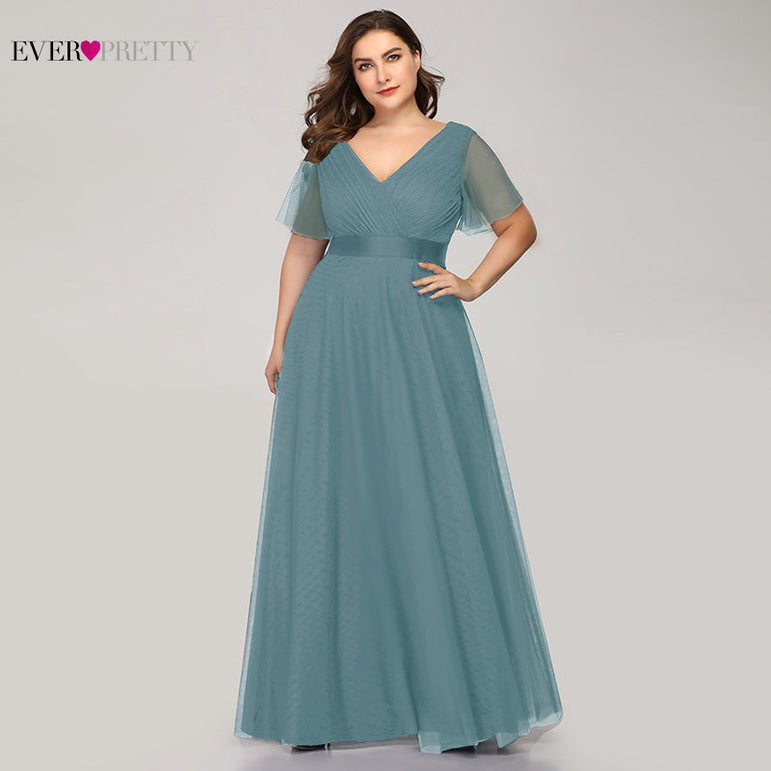 Elegant A Line Long Bridesmaid Dress