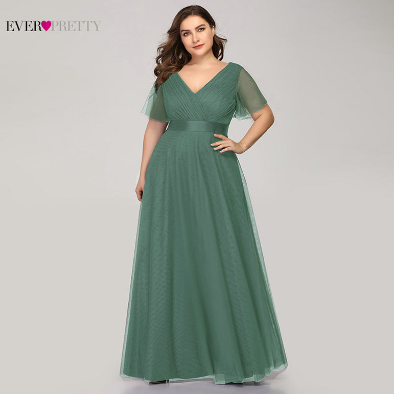 Elegant A Line Long Bridesmaid Dress