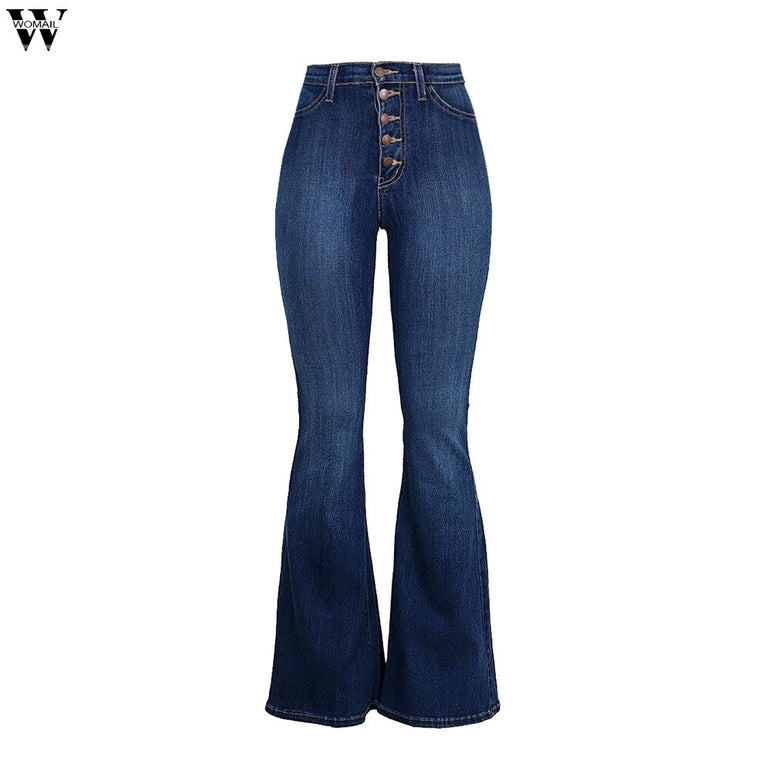 High Waisted Skinny Denim Jeans Pants