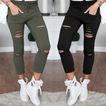 Casual Mid Calf Pencil Skinny Leggings