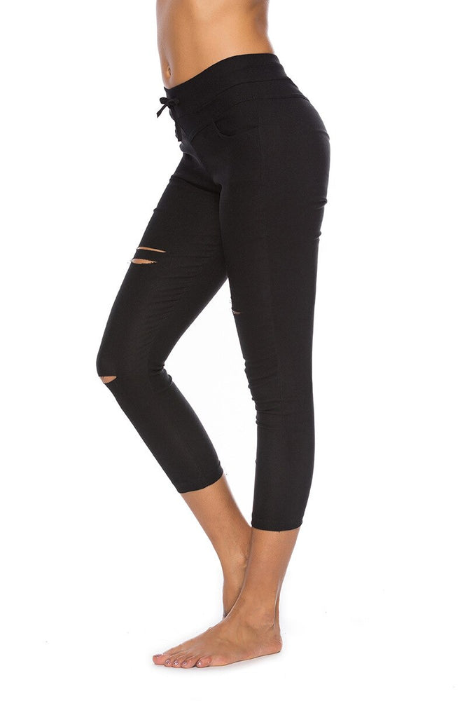 Casual Mid Calf Pencil Skinny Leggings