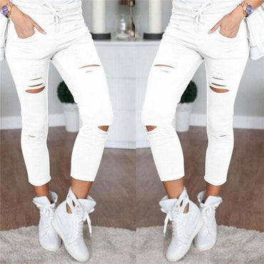 Casual Mid Calf Pencil Skinny Leggings