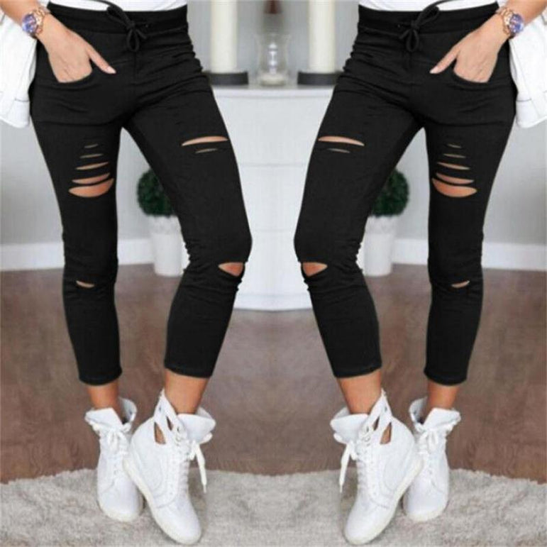 Casual Mid Calf Pencil Skinny Leggings