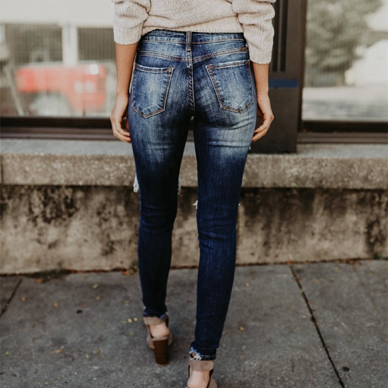 High Waist push up Denim Jeans Women Pants