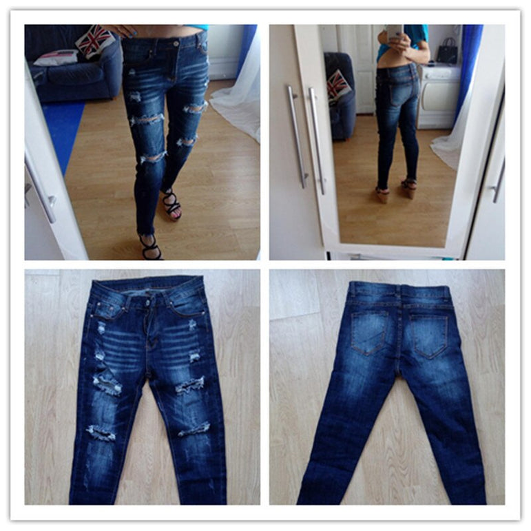 High Waist push up Denim Jeans Women Pants