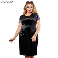 Sequined Plus Size Velvet Women Dress