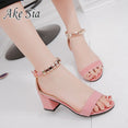 Square Open Toe String Style Sandals