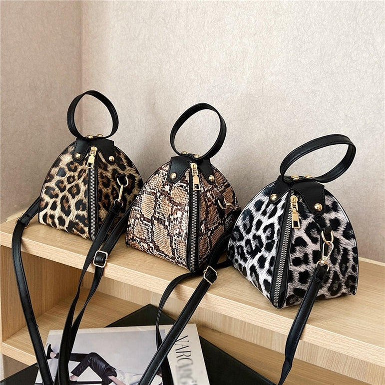 Luxury Messenger Leopard Print Bag