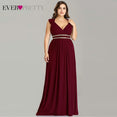 Elegant Plus Size Chiffon Formal Evening Dress