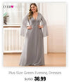 Elegant Plus Size Chiffon Formal Evening Dress