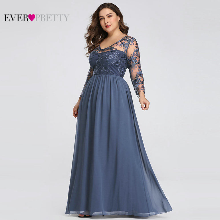 Elegant A-line Lace Appliques Mother Of The Bride Dress