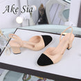 Elegant Square toe High Heel Women Sandals