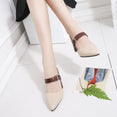 Shallow Mouth pointed Hollow Coarse Sandals High Heeled