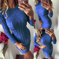 Sexy Slim Bodycon Winter Warm Sweater Dress