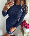 Sexy Slim Bodycon Winter Warm Sweater Dress