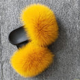 Fluffy Sliders Comfort Fur Furry Slippers