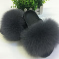 Fluffy Sliders Comfort Fur Furry Slippers