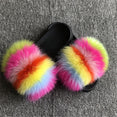 Fluffy Sliders Comfort Fur Furry Slippers