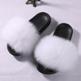 Fluffy Sliders Comfort Fur Furry Slippers