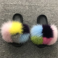 Fluffy Sliders Comfort Fur Furry Slippers