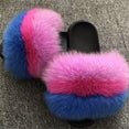 Fluffy Sliders Comfort Fur Furry Slippers