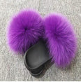 Fluffy Sliders Comfort Fur Furry Slippers