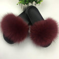 Fluffy Sliders Comfort Fur Furry Slippers