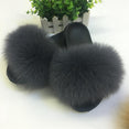 Fluffy Sliders Comfort Fur Furry Slippers