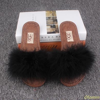 Cotton Plush Slippers Women Slippers