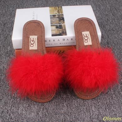 Cotton Plush Slippers Women Slippers