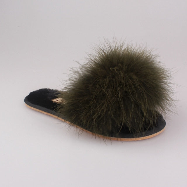 Cotton Plush Slippers Women Slippers