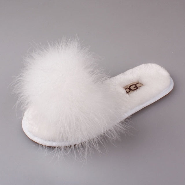 Cotton Plush Slippers Women Slippers