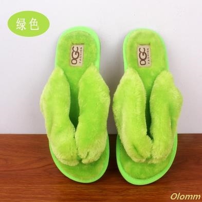 Cotton Plush Slippers Women Slippers