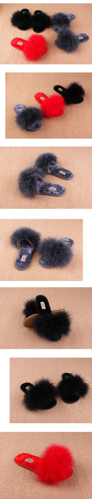 Cotton Plush Slippers Women Slippers