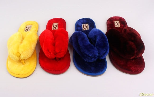 Cotton Plush Slippers Women Slippers