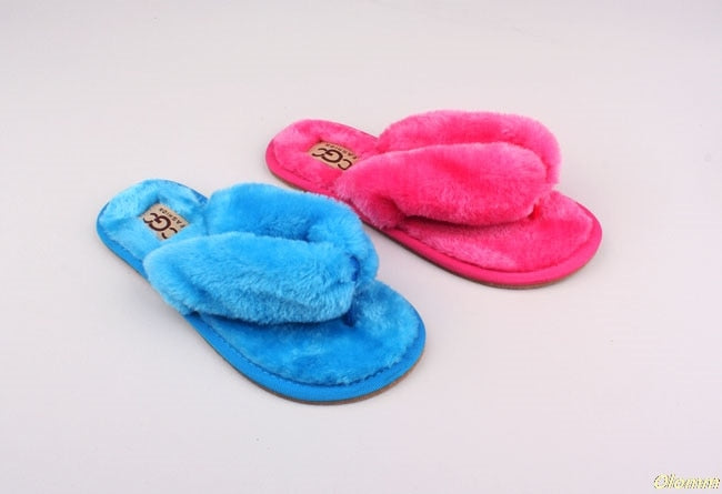 Cotton Plush Slippers Women Slippers