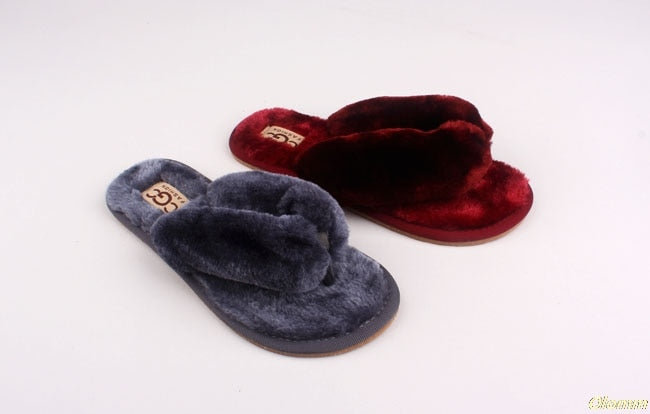 Cotton Plush Slippers Women Slippers