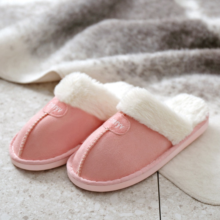 Plush Winter Warm Women House Slippers