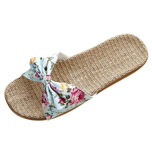 Casual Slip Bohemia Bowknot Slipper