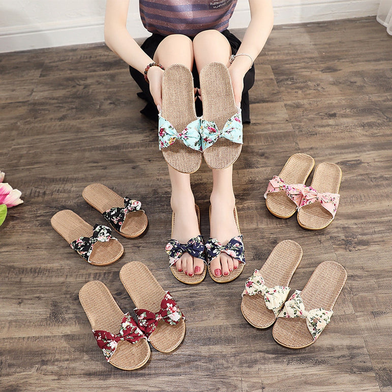 Casual Slip Bohemia Bowknot Slipper